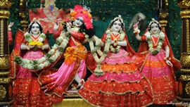 Lords Janmashtami Dress And Temple Décor At ISKCON Radha Gopinath Temple Girgaum Chowpatty