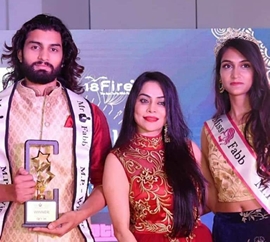 CONGRATULATIONS TO NIKITA RAWAL AS A CELEBRITY JUDGE IN MR N MRS FABB INDORE