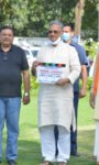 RAKESH SAWANT New film VISHH- POISON Muhrat performed by chief minister UTRAKHAND Trivendra Singh Rawat