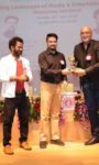 CINTAA Hon Gen Secretary Amit Behl felicitated by Honourable I & B Minister Anurag Thakur at Symbiosis Pune