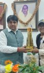 The Trophy And Poster Of The 2nd Dadasaheb Phalke Icon Award Films International 2023 Has Been Inaugurated by Shri Ramdas Athawaleji